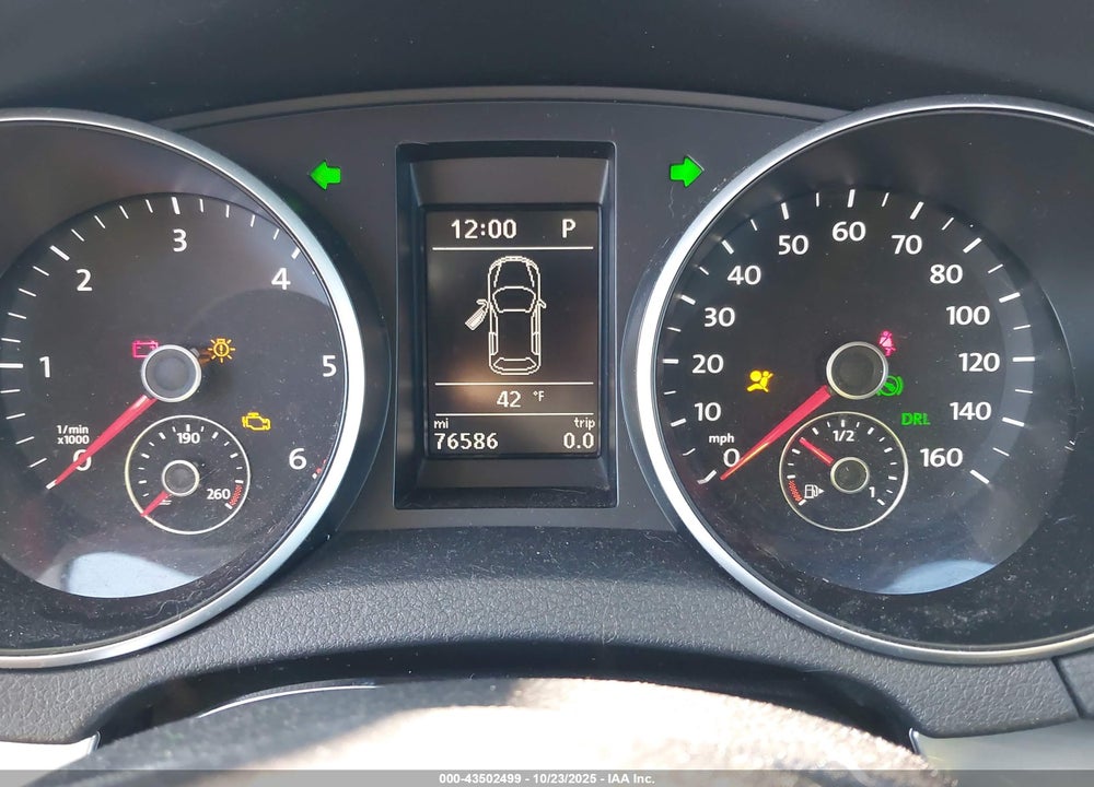 2013 VOLKSWAGEN GOLF 2.0L TDI 4-DOOR VIN: WVWDM7AJ2DW127597