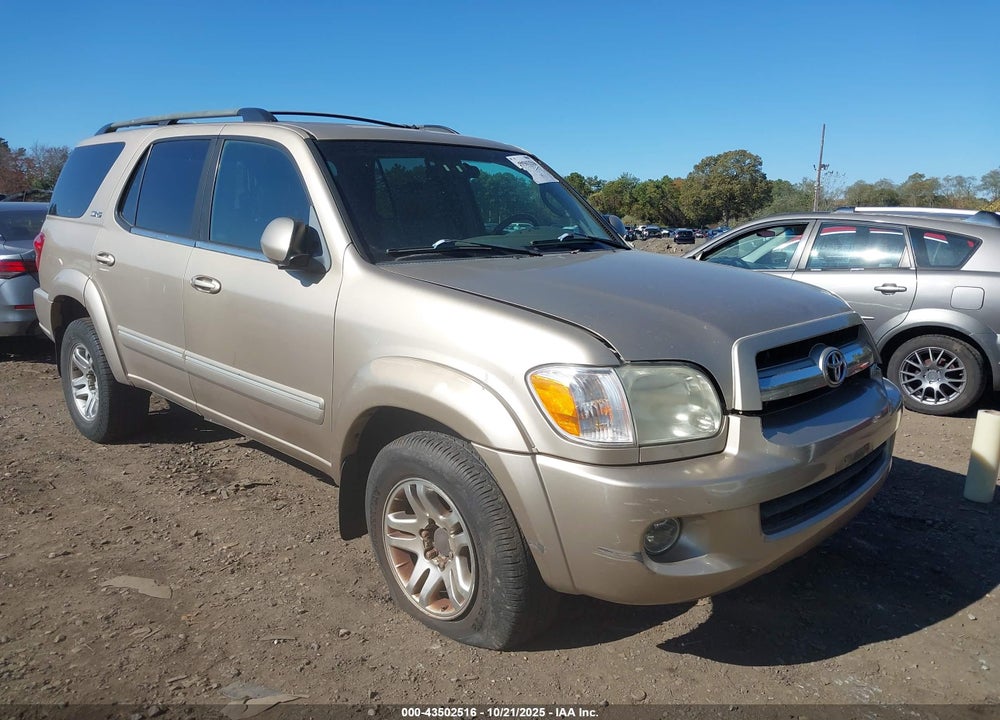 2005 TOYOTA SEQUOIA SR5 V8 VIN: 5TDBT44A15S243489