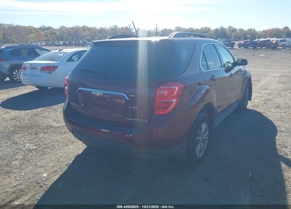 2016 CHEVROLET EQUINOX LT VIN: 2GNFLFEK9G6160501