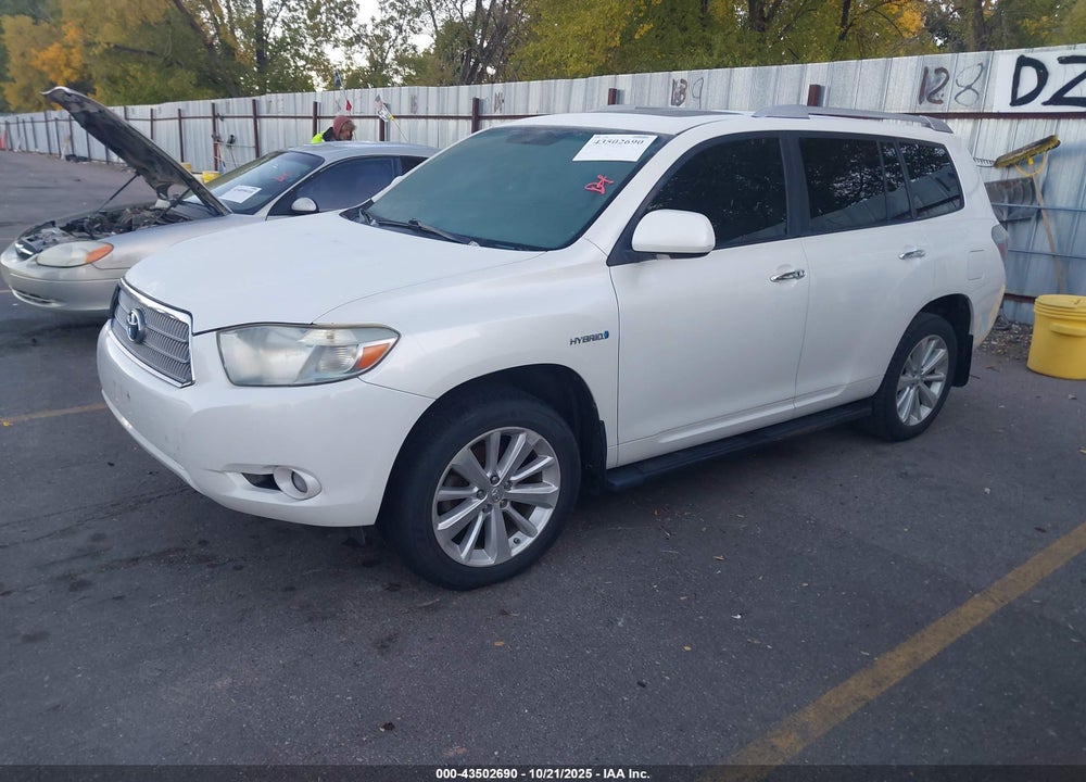 2008 TOYOTA HIGHLANDER HYBRID LIMITED VIN: JTEEW44A382000990