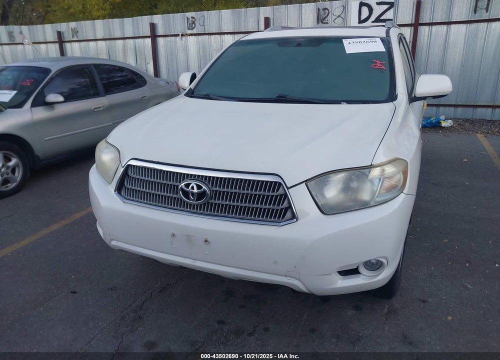 2008 TOYOTA HIGHLANDER HYBRID LIMITED VIN: JTEEW44A382000990