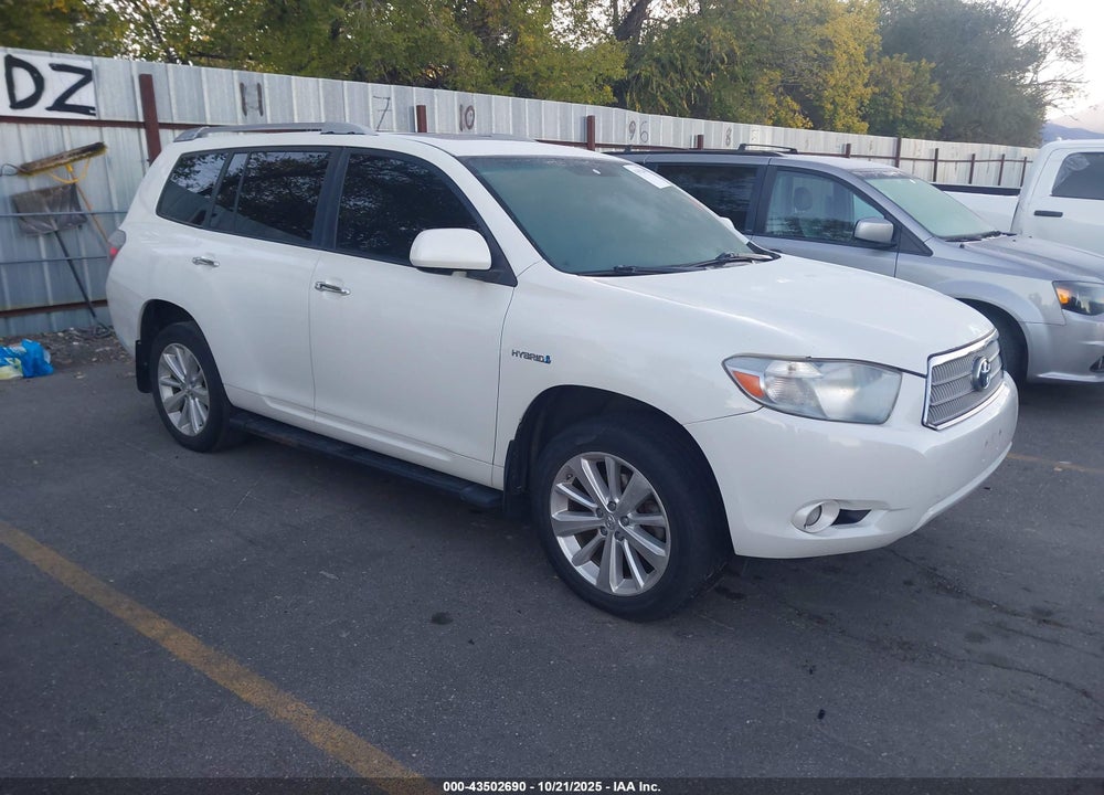2008 TOYOTA HIGHLANDER HYBRID LIMITED VIN: JTEEW44A382000990
