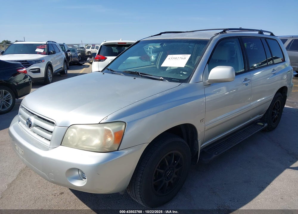2006 TOYOTA HIGHLANDER V6 VIN: JTEGP21A160106958