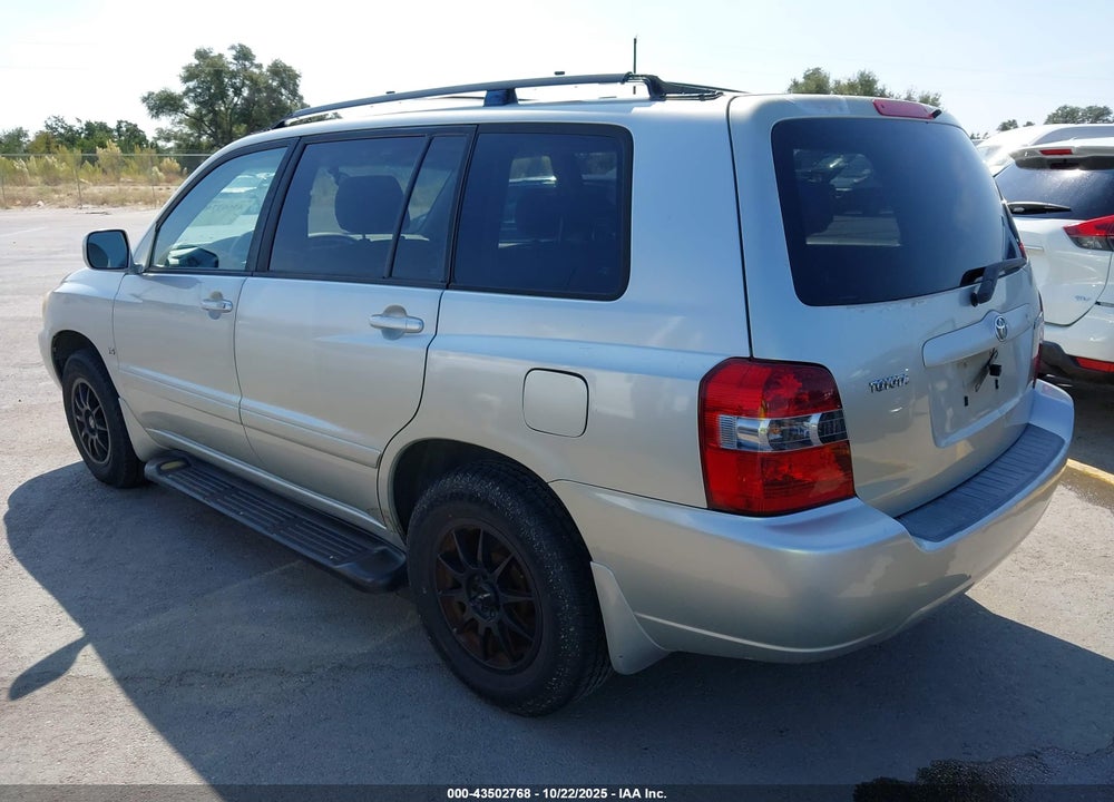 2006 TOYOTA HIGHLANDER V6 VIN: JTEGP21A160106958