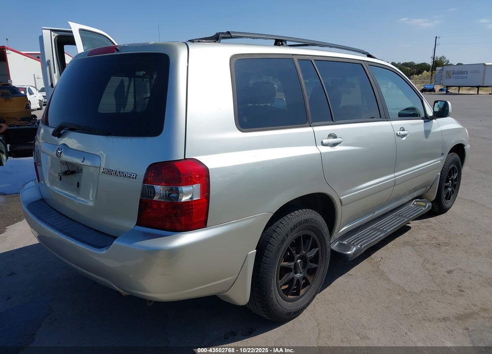 2006 TOYOTA HIGHLANDER V6 VIN: JTEGP21A160106958