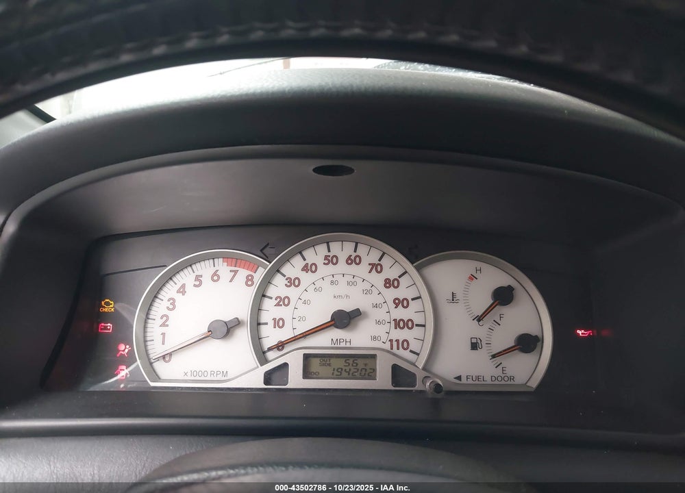 2005 TOYOTA COROLLA VIN: 2T1BR32E35C360725