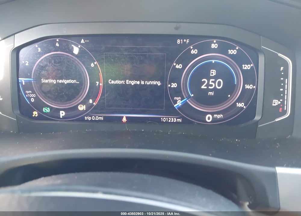 2019 VOLKSWAGEN ATLAS 3.6L V6 SEL VIN: 1V2ER2CA8KC621479