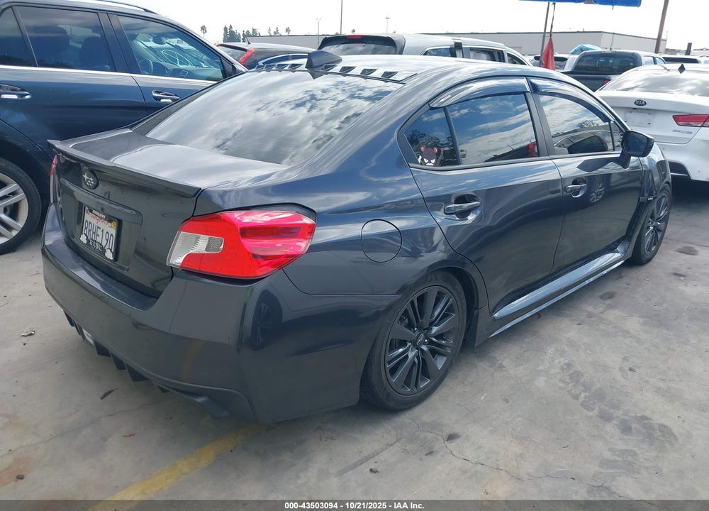 2018 SUBARU WRX VIN: JF1VA1A61J9814964