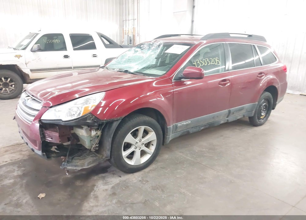 2014 SUBARU OUTBACK 2.5I PREMIUM VIN: 4S4BRCCC1E3281183