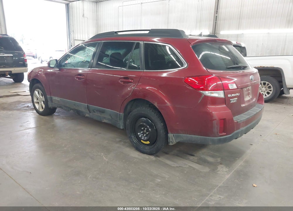 2014 SUBARU OUTBACK 2.5I PREMIUM VIN: 4S4BRCCC1E3281183