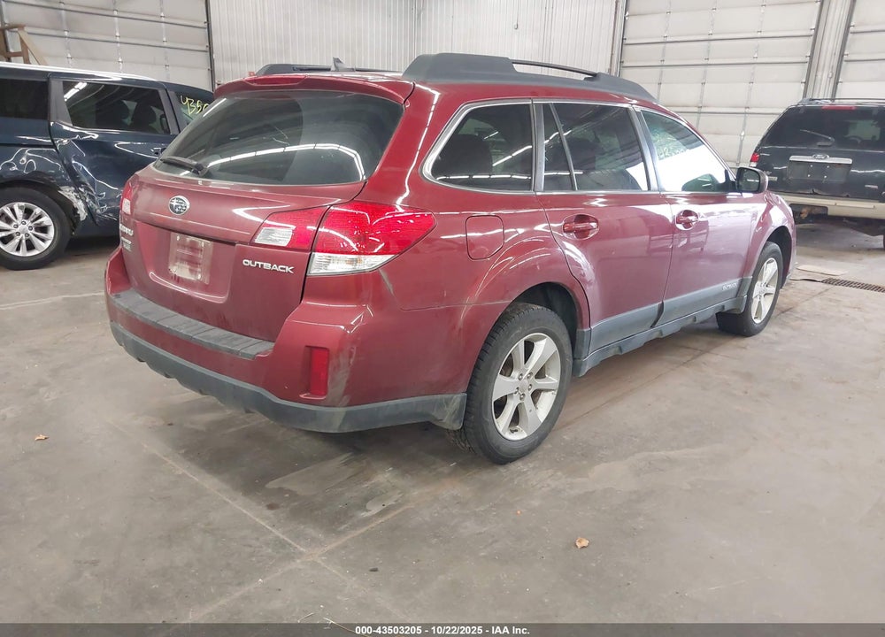 2014 SUBARU OUTBACK 2.5I PREMIUM VIN: 4S4BRCCC1E3281183