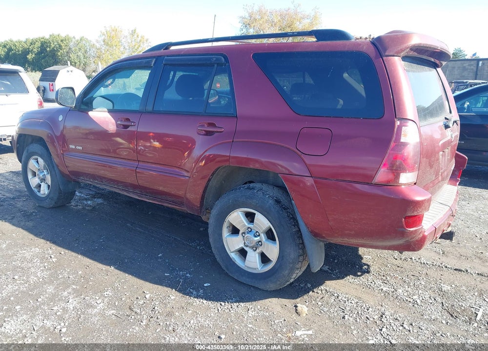 2005 TOYOTA 4RUNNER SR5 V8 VIN: JTEBT14R958024350