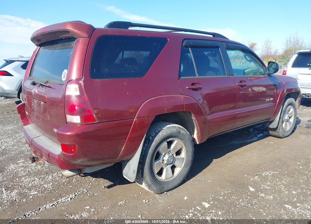 2005 TOYOTA 4RUNNER SR5 V8 VIN: JTEBT14R958024350