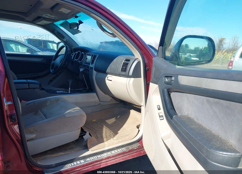 2005 TOYOTA 4RUNNER SR5 V8 VIN: JTEBT14R958024350
