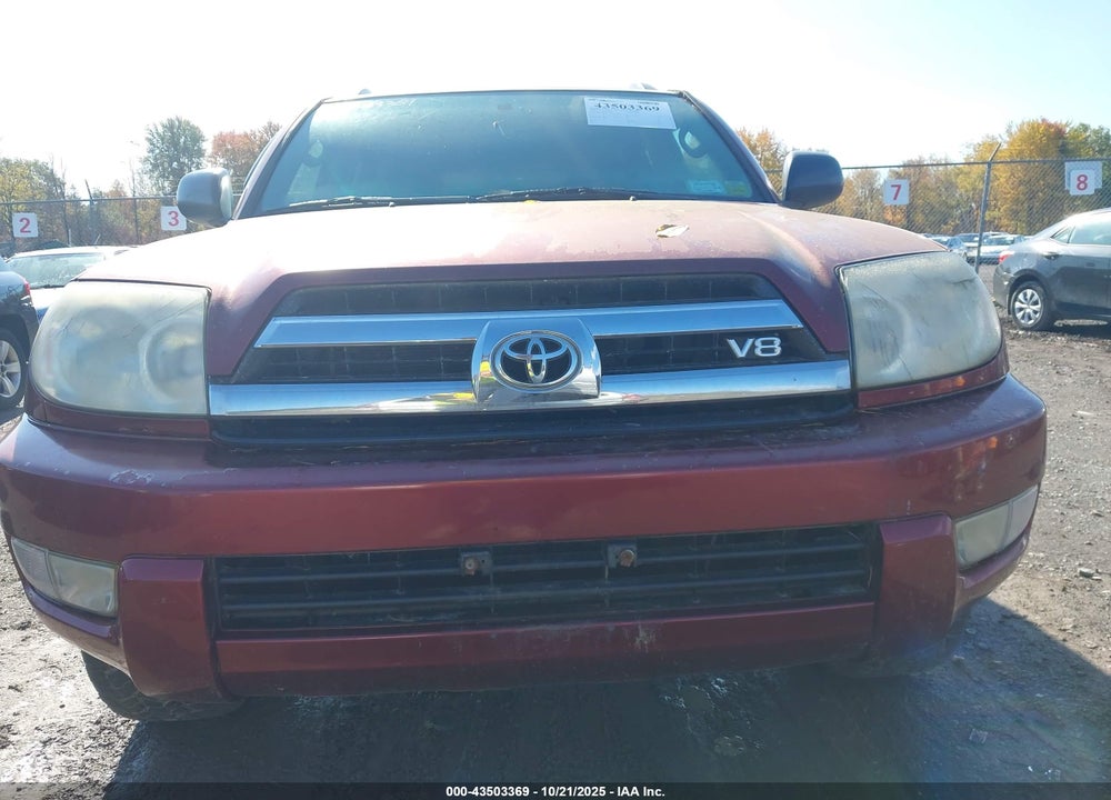 2005 TOYOTA 4RUNNER SR5 V8 VIN: JTEBT14R958024350