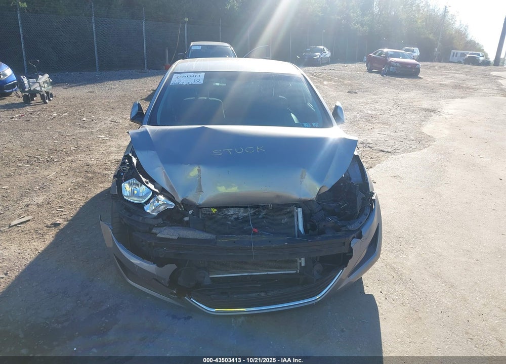 2016 HYUNDAI ELANTRA SE VIN: KMHDH4AE6GU484508
