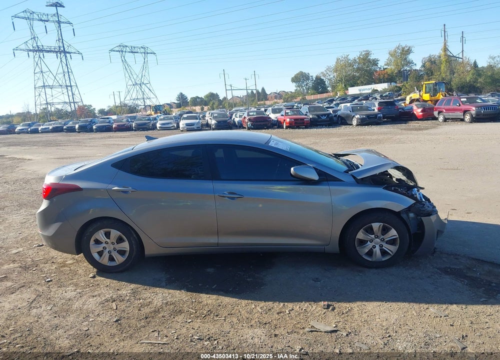 2016 HYUNDAI ELANTRA SE VIN: KMHDH4AE6GU484508