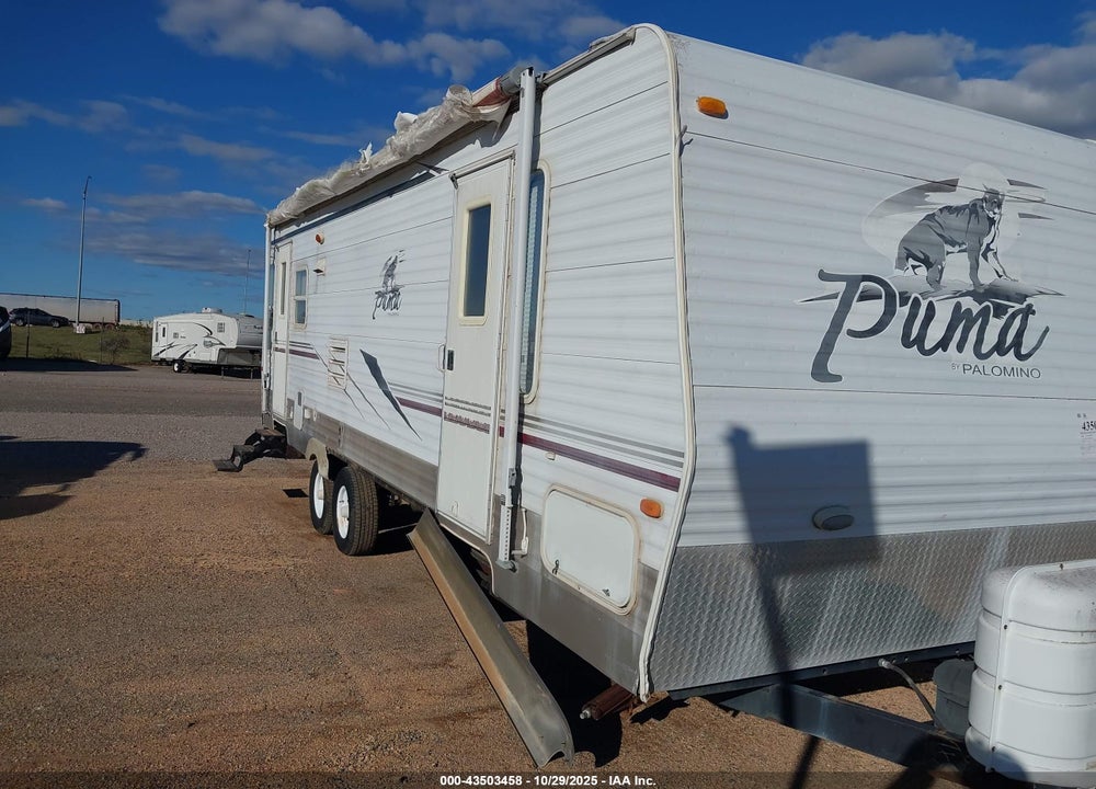 2006 PALOMINO PUMA SERIES 26RLSS VIN: 4X4TPUB206M008478