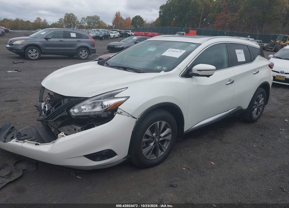 2017 NISSAN MURANO SL VIN: 5N1AZ2MH6HN145009