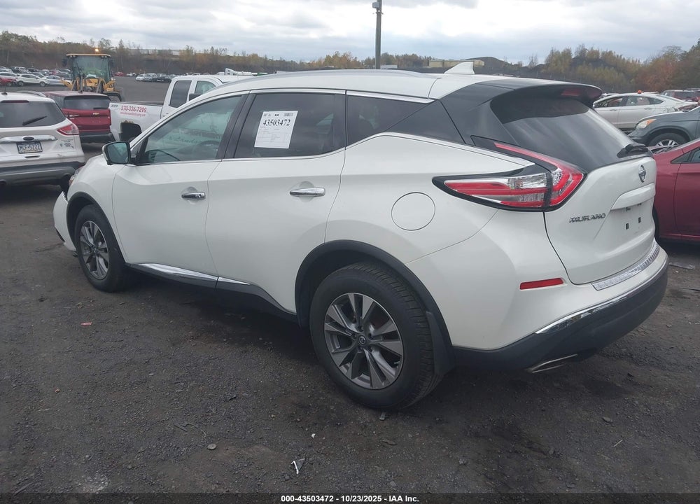 2017 NISSAN MURANO SL VIN: 5N1AZ2MH6HN145009