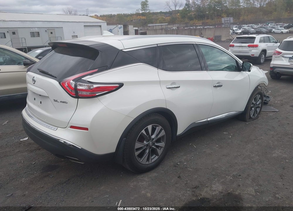 2017 NISSAN MURANO SL VIN: 5N1AZ2MH6HN145009