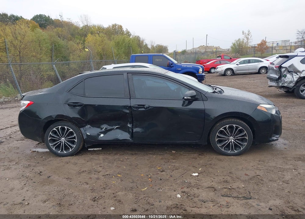 2014 TOYOTA COROLLA S PLUS VIN: 5YFBURHE2EP097376