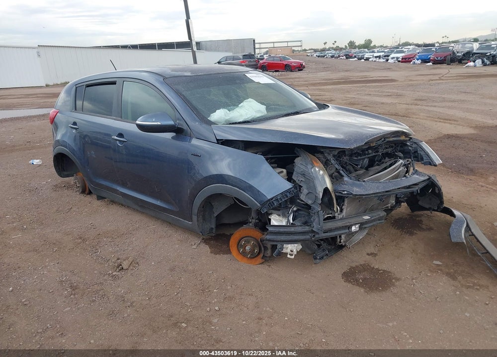 2012 KIA SPORTAGE LX VIN: KNDPBCA27C7315478