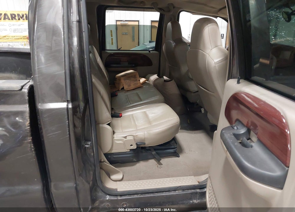 2005 FORD F-250 LARIAT/XL/XLT VIN: 1FTSW21Y45ED03705