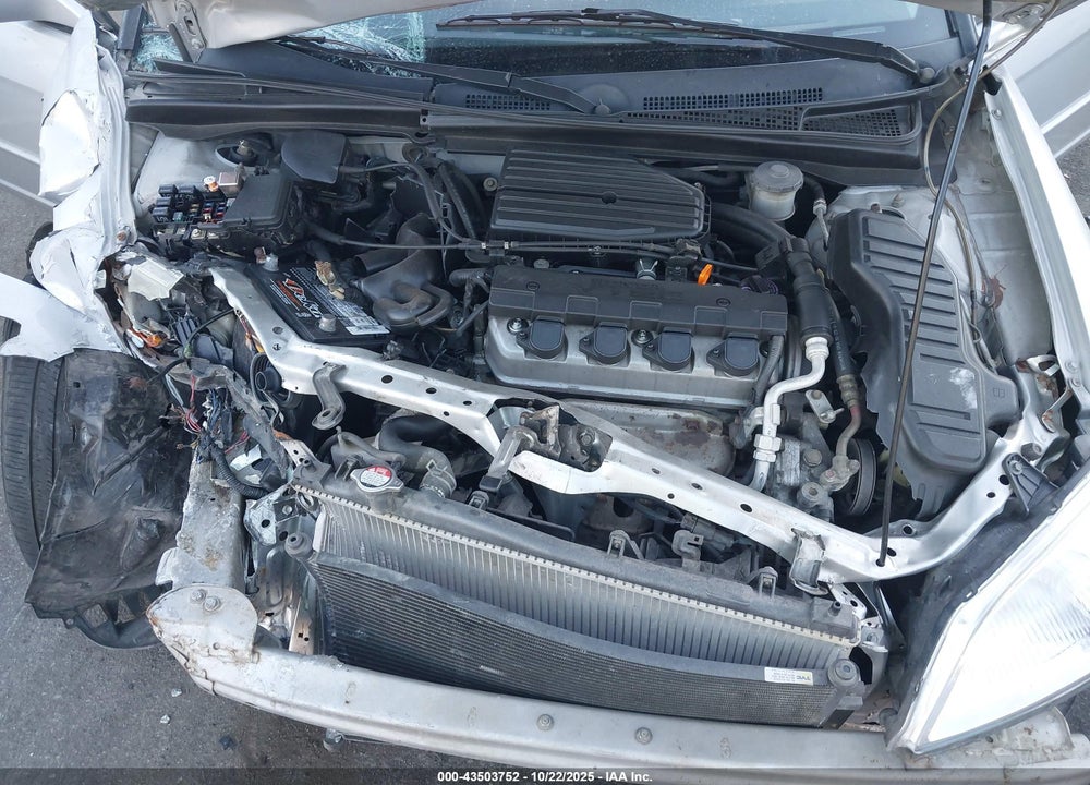 2002 HONDA CIVIC EX VIN: 1HGES26822L041743