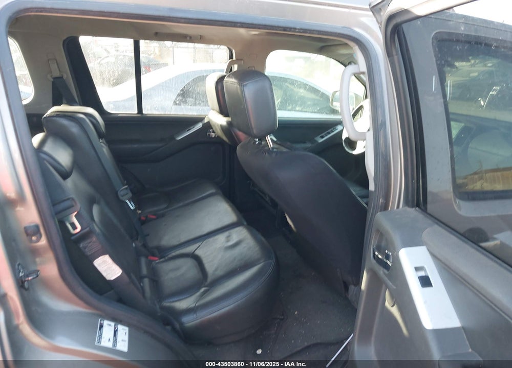 2008 NISSAN PATHFINDER SE VIN: 5N1AR18U38C600458