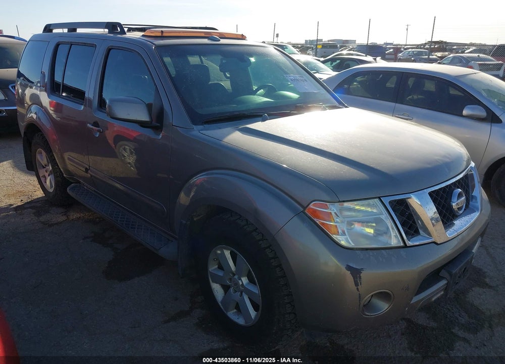 2008 NISSAN PATHFINDER SE VIN: 5N1AR18U38C600458
