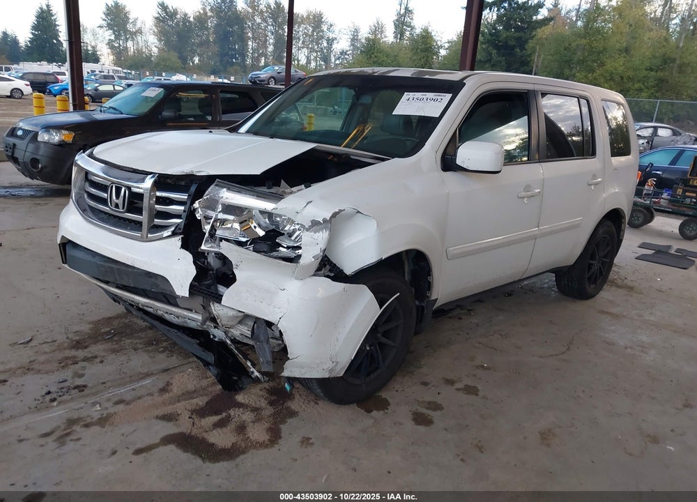 2014 HONDA PILOT EX-L VIN: 5FNYF4H58EB028078