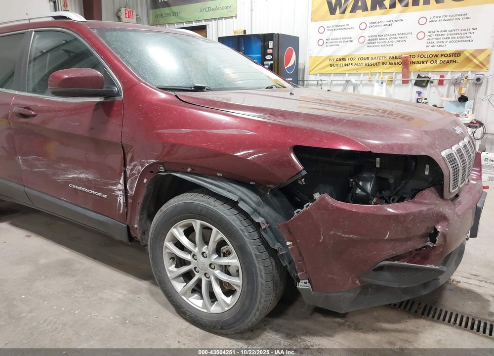 2021 JEEP CHEROKEE LATITUDE LUX 4X4 VIN: 1C4PJMMX2MD185550