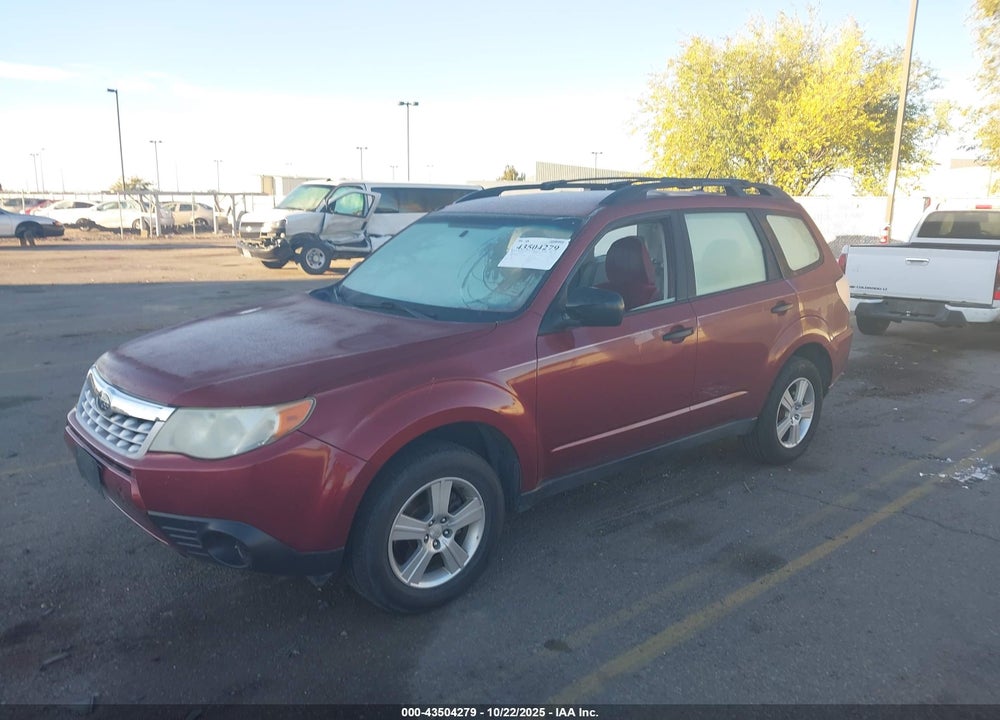 2013 SUBARU FORESTER 2.5X VIN: JF2SHABC4DH411652