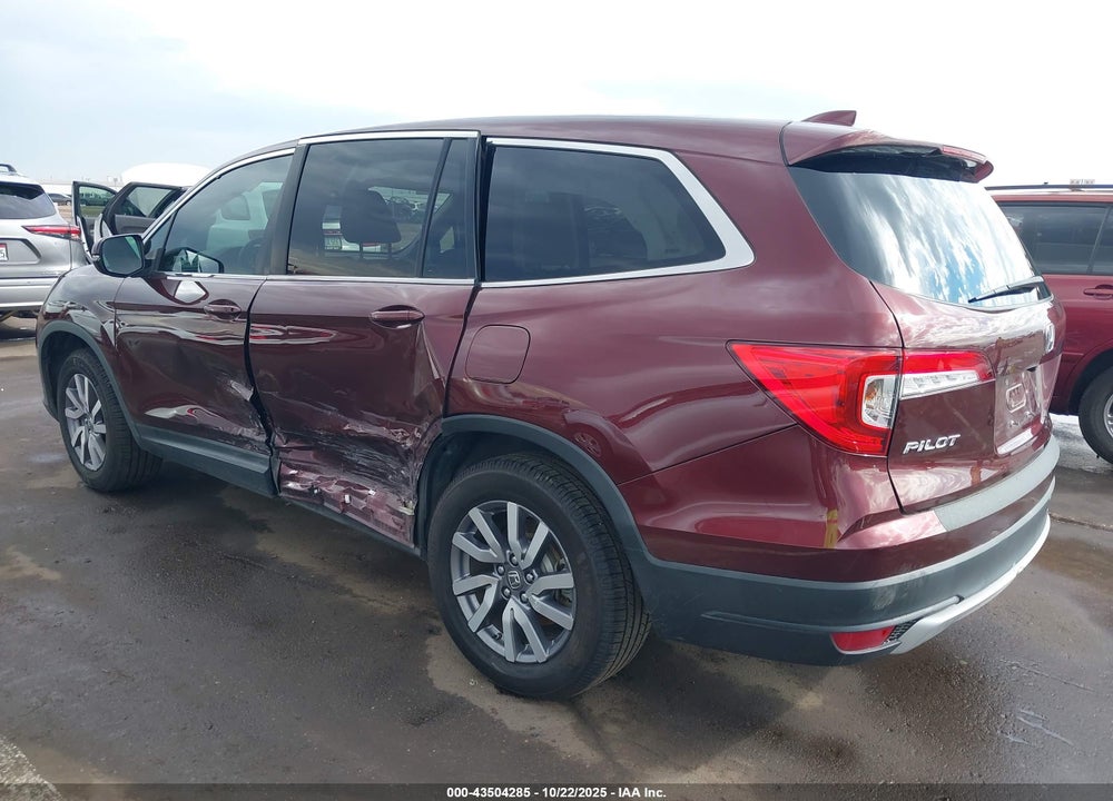 2019 HONDA PILOT EX VIN: 5FNYF5H33KB036346