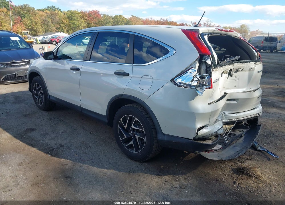 2016 HONDA CR-V SE VIN: 5J6RM4H41GL122024