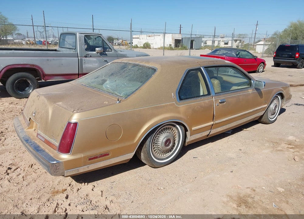 1984 LINCOLN CONTINENTAL  MARK VII VIN: 1MABP98FXEY673482