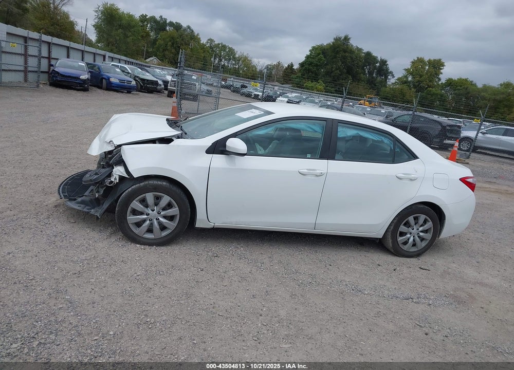 2014 TOYOTA COROLLA LE VIN: 5YFBURHE0EP068362