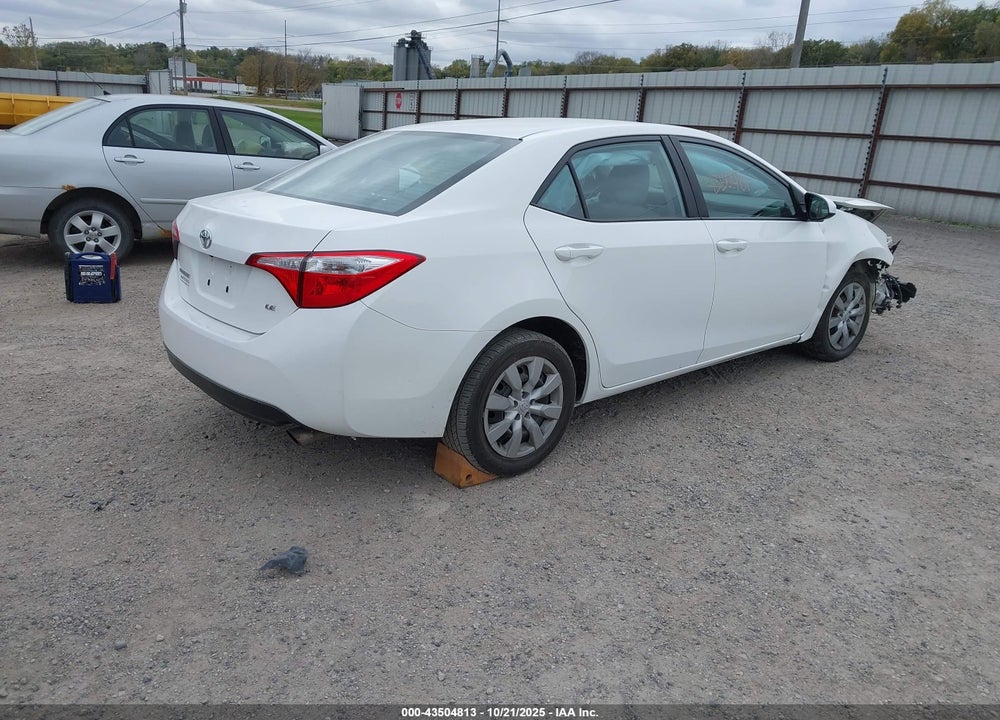 2014 TOYOTA COROLLA LE VIN: 5YFBURHE0EP068362