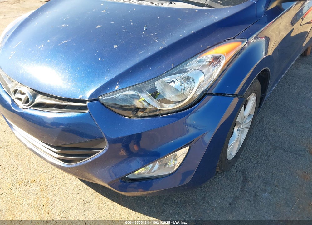 2013 HYUNDAI ELANTRA GS VIN: KMHDH6AE6DU013434
