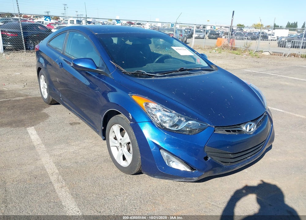 2013 HYUNDAI ELANTRA GS VIN: KMHDH6AE6DU013434
