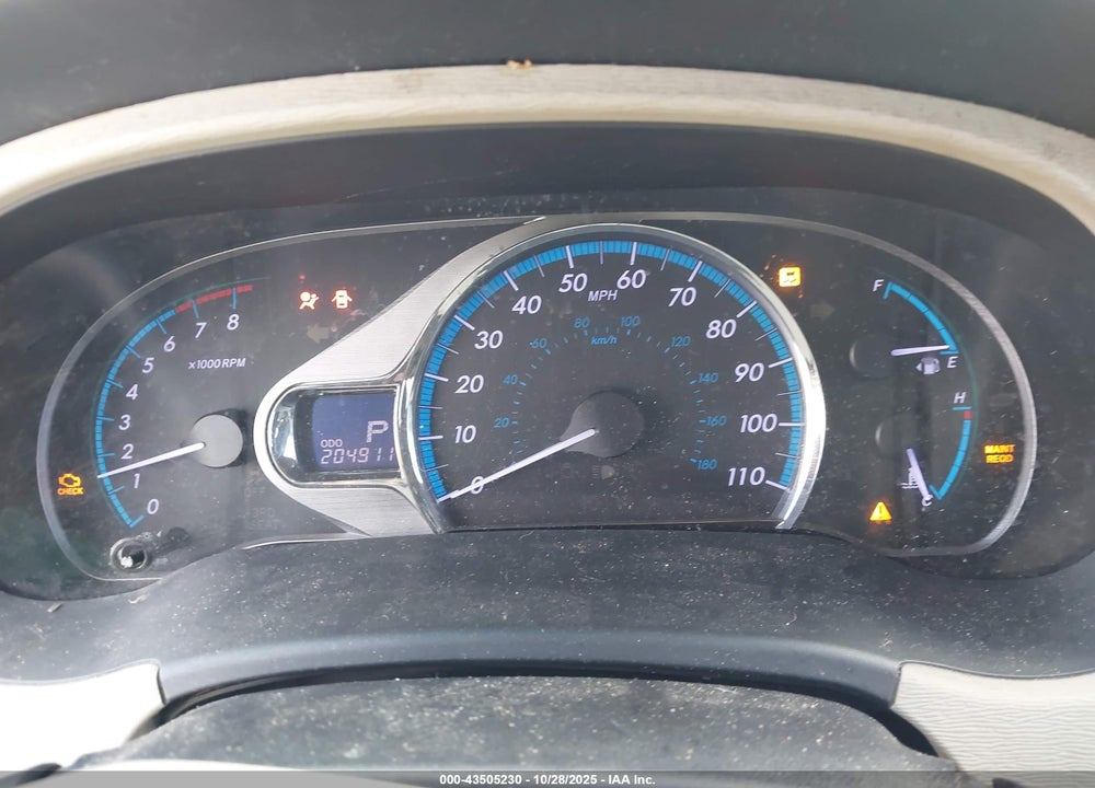 2011 TOYOTA SIENNA XLE V6 AUTO ACCESS SEAT VIN: 5TDYK3DC0BS053414