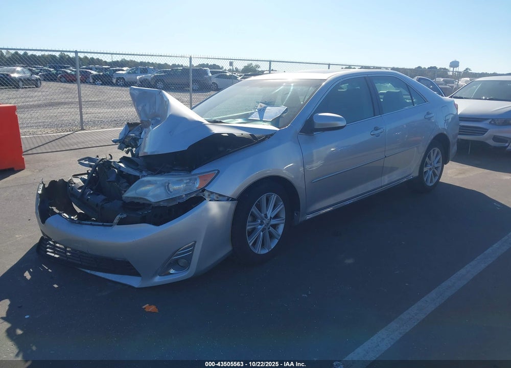 2012 TOYOTA CAMRY XLE VIN: 4T4BF1FK2CR189514
