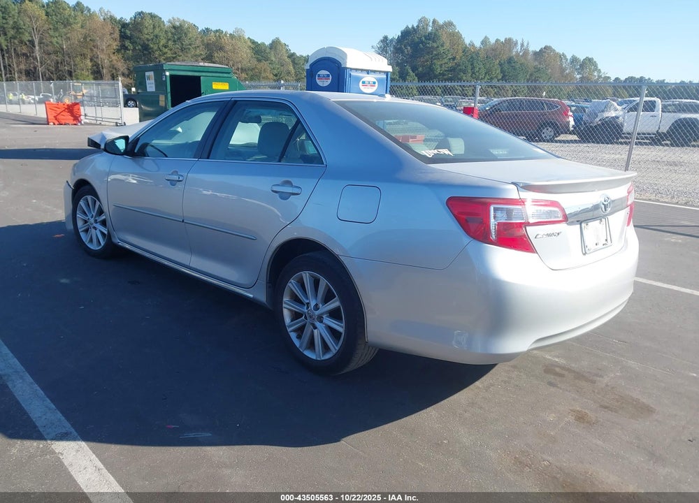 2012 TOYOTA CAMRY XLE VIN: 4T4BF1FK2CR189514