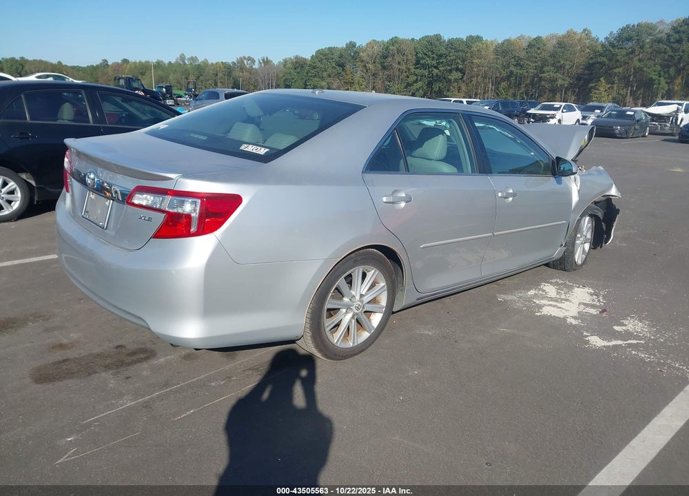 2012 TOYOTA CAMRY XLE VIN: 4T4BF1FK2CR189514