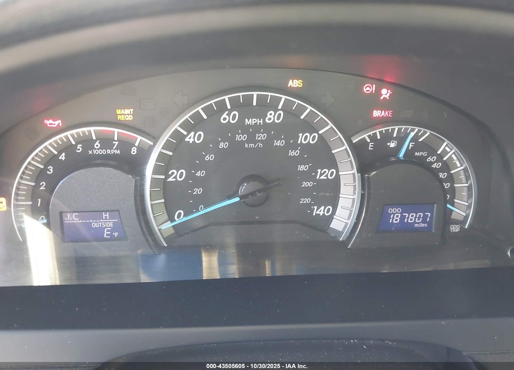 2012 TOYOTA CAMRY SE VIN: 4T1BF1FK9CU164460