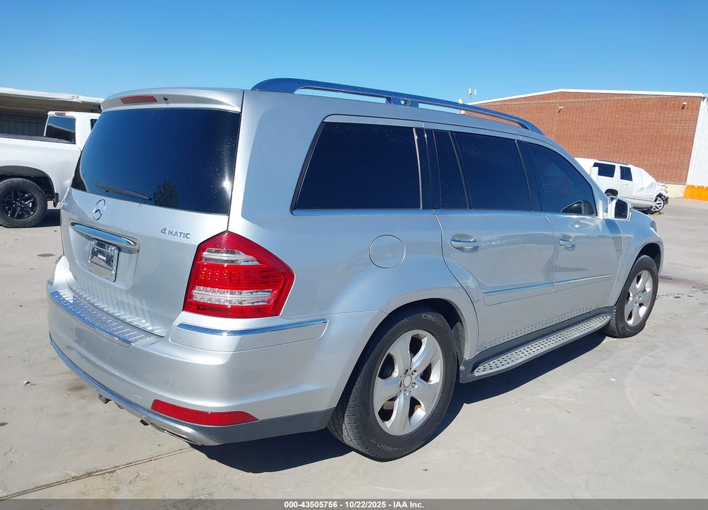 2011 MERCEDES-BENZ GL 450 4MATIC VIN: 4JGBF7BE4BA629178