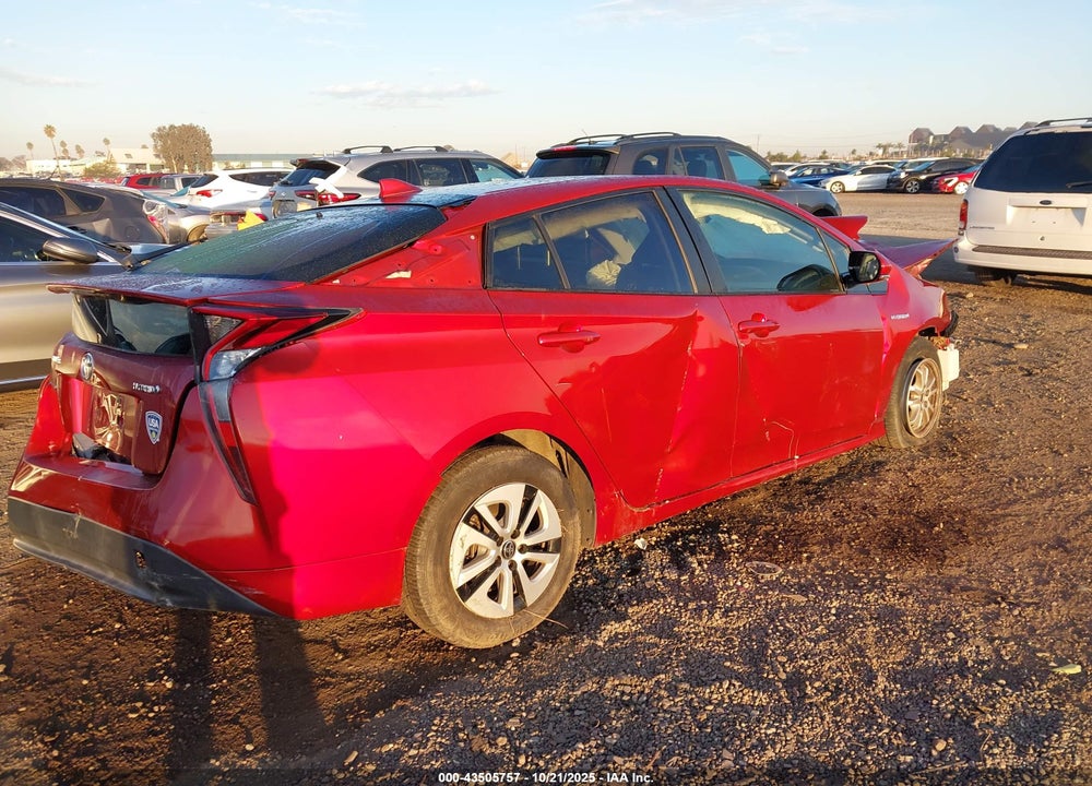 2016 TOYOTA PRIUS THREE VIN: JTDKARFU8G3504051