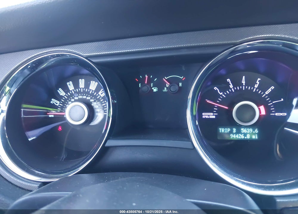 2013 FORD MUSTANG VIN: 1ZVBP8EM5D5280258