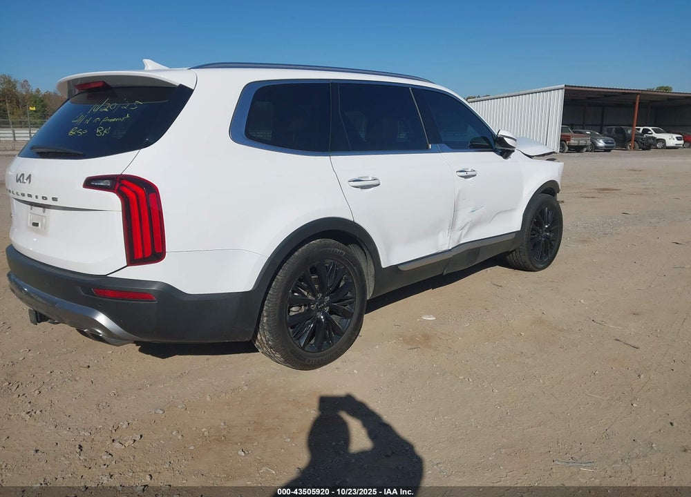 2022 KIA TELLURIDE VIN: 5XYP5DHC8NG230425